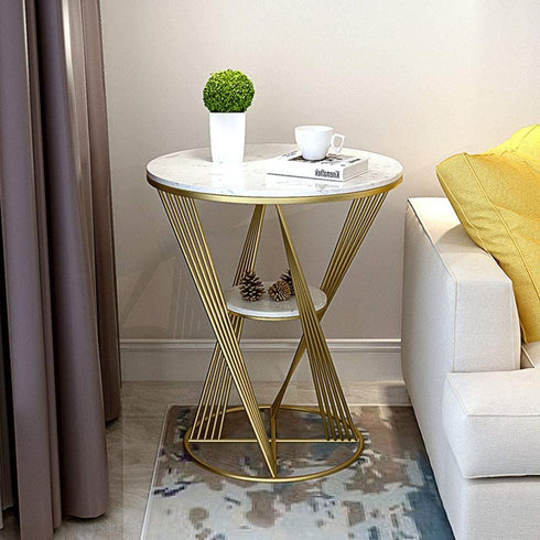 Designer Round End Table